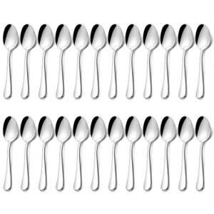 HaWare Kaffeelöffel Edelstahl Teelöffel Dessertlöffel Set - Ideal für Hause/Restaurant/Hotel - Hochglanzpoliert & Spülma