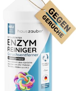 Hauszauber Enzymreiniger Stark Geruchssender 1000 ml Katzenurin Hundeurin Sofa Teppich Üble Gerüche Geruchsneutralisiere