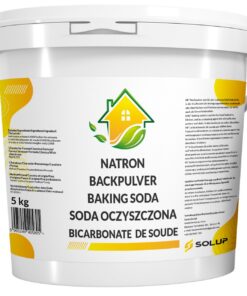 SOLUP Natron Pulver Lebensmittelqualität Vielseitig Backen Putzen Entkalken 5 kg umweltfreundlich