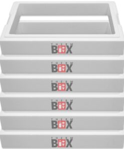 THERM BOX Versatile 14L bis 43L Erweiterbare Kühl- und Warmhaltebox Styroporbox Wiederverwendbar