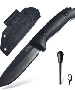 SK Wild Ones® Jagdmesser Outdoor - Outdoor Survival-Messer für Outdoor-Use - Feststehende Klinge aus 440C Stahl für Camp