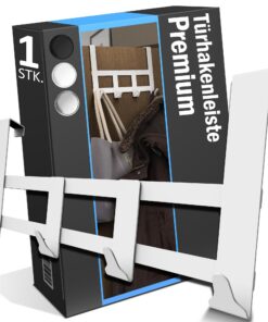 Premium Menz Türgarderobe - extrem belastbare Edelstahlhaken für die Tür, universeller Handtuchhalter, hohes Design, ma