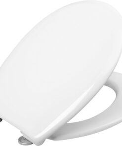 Premium WC-Sitz "Wasserliesend" - Flaches Design - Pflegeleichter Duroplast - Quick up & Clean Funktion - Absenkautomati