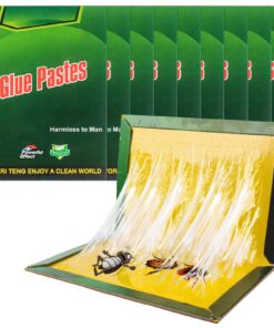 10 Stück Klebefalle Heimchenfalle, leichtig zu bedienen, gegen Schaben und Kakerlaken, für Hausnutzer, in 31.5 cm x 21 c
