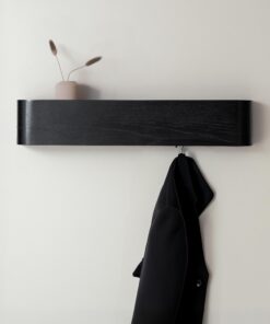 Kazai Wandgarderobe 'Toke' | Moderne mit versteckten Haken | Eiche Schwarz FSC