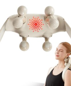 SKG Nacken- und Schultermassagegerät H7 Ultra + Kabellos & 6D Knetmassage & Wärme für Entspannung & Geschenkidee für Fam