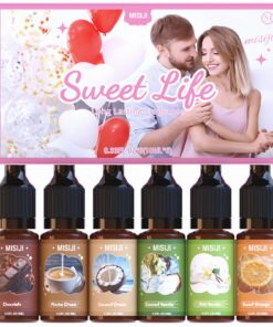 Natürliche Ätherische Öl Set für Aromatherapie und Kerzen | Diffusionsätherische Öl Set - 6 x 10ml für Heilung und Rela