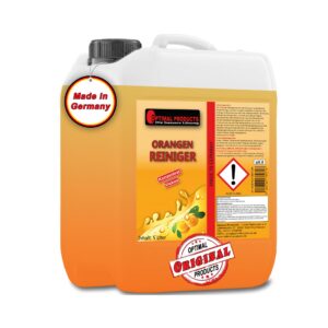 Optimal Products Orangenreiniger Konzentrat 5L I Synthetischer Allzweckreiniger mit hoher Fettlösekraft I Für WC und Bad