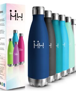 HoneyHolly Edelstahl Trinkflasche Kinder 500ml BPA-frei Doppelwandig Thermosflasche Sport Fitness
