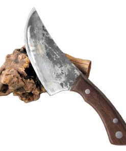 Muxel Das Kleine Hackmesser - Holzspitze - Ideal für Kräuterpicken und Gemüsehäuten - Handgemacht von Experten | Muxel