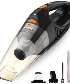 Kitsky Handstaubsauger Akku Kabellos, leistungsstarker Saugstärke, für Auto und Hauseinzug, 12000PA, Handheld Cordless