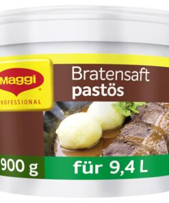 MAGGI Professional Bratensaft pastös - 9,4 L, ungefährliche Allergene, für Catering-Profis (1 x 900g GastroBox) MAGGI