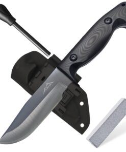 SK Wild Ones® Jagdmesser Survival-Messer für Outdooraktivitäten - Feststehende Klinge mit G10 Griff - Full Tang 420 Stah