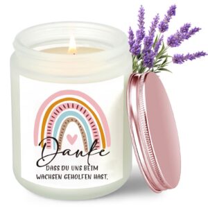 Abschiedsgeschenk für Erzieherin - Duftkerze Dankeschön, KollegenDanke Lehrer Geschenk