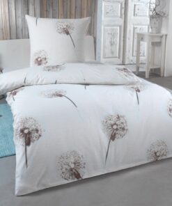 DreamHome 2teilige kuschelige Baumwolle Soft Fein-Biber Bettwäsche, warm für Winter, gewünschten Design 3 - 135x200 + 80