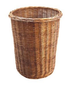 Vollweide Papierkorb rund braun Ø 40/35 cm H 50 cm