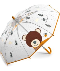 Sterntaler Regenschirm Bär Ben für Kinder ab 3 Jahren, 60 cm - StarTaler Schutz im Regen