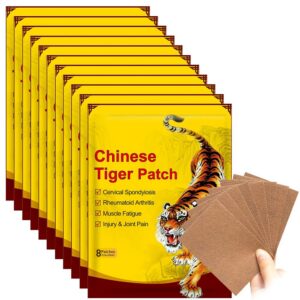 SGZIOO 88 Stück Tiger Schmerzlinderung Patch für Rücken, Nacken und Schulter - Schnelle und Lang Anhaltende Schmerzlinde