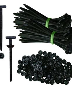 Universal-Kabelbinder-Schnalle strapazierfähig für tägliche Reparatur mit Stift- und Knopf-Design Kotflügelauskleidungen