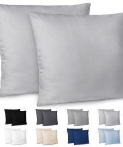 Dreamzie 80x80 Kopfkissenbezug - Weich und bequem fürs Schlafen, 80x80 cm mit Reißverschluss Dreamzie 80x80 Kissenbezüge