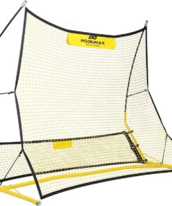 PodiuMax Verbessertes tragbares Fußballtrainer für Fußballspieler beim Training | PodiuMax 2-in-1-Fußball-Rebounder-Net