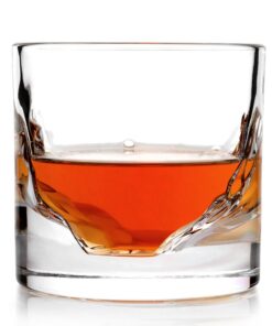 LIITON Exklusiv Whisky Gläser Set Grand Canyon 2-teilig aus Kristallglas | Geschenke für Männer | Cocktails