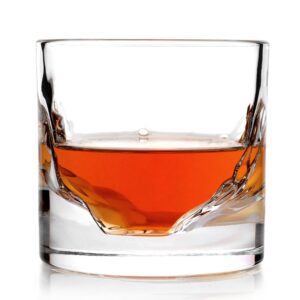 LIITON Exklusiv Whisky Gläser Set Grand Canyon 2-teilig aus Kristallglas | Geschenke für Männer | Cocktails