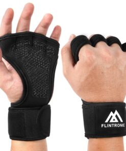 Flintronic Open Fitness Handschuhe für Herren und Damen mit integrierten Handgelenksmanschetten | Flintronic Training H