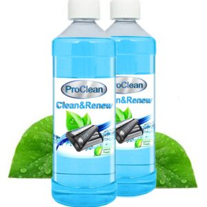 Ideal Pro Clean Scherkopfreiniger 2 x 1000ml Nachfüllflüssigkeit für Braun CCR Kartuschen und gängige Kartuschen - Stark