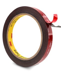 3M Doppelseitiges Klebeband Montageband stark für Auto Heim Büro Schwarz 12,5mm x 4,7m 5925