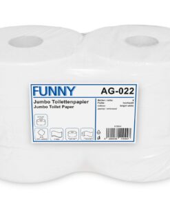 Funny Jumbo - Toilettenpapier + Durchmesser circa 25 cm + Familien Funny Jumbo - Toilettenpapier + 1er Pack (1 x 6 Stück