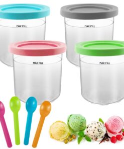 Jesdavan NC301 NC300 NC299AMZ-Eiscreme Behälter 16 oz - Eisbehälter für Ninja Creami Eismaschine mit Deckel