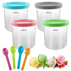 Jesdavan NC301 NC300 NC299AMZ-Eiscreme Behälter 16 oz - Eisbehälter für Ninja Creami Eismaschine mit Deckel