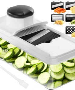 5 in 1 Mandoline Gemüsehobel - Mehrzweck Hobel für verschiedene Gemüseschnitten - Ideal für Küchennovicen und Profis