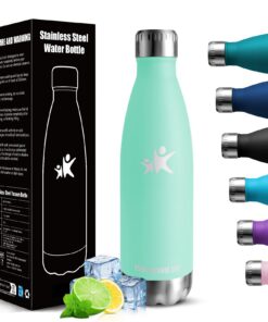 HoneyHolly Edelstahl Trinkflasche 500ml BPA-frei Auslaufsicher Vakuum Isolierte