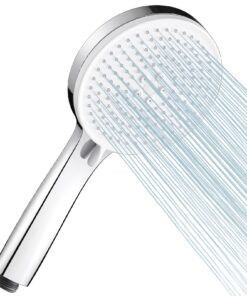 Cobbe Wassersparender Duschkopf 5 Strahlarten Bad und Garten Verstopfungsfrei