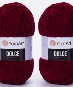 YarnArt Dolce-Garn, 100 % Mikro-Polyester, für Baby, für Winter, 2 x 100 g, 260 Meter, super sperrig: 6 Baby-Chenille-Ga