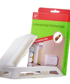 SWISSINNO Lebensmittelmottenfalle - Frühzeitige Erkennung von Vorratsschädlingen - Gegen Mehlmotten, Dörrobstmotten & Ta