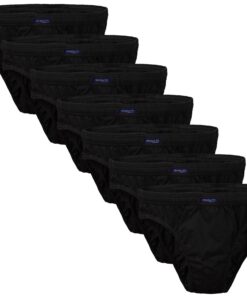 BRUBAKER 7er Pack Herren Slips Baumwolle - Quality Baumwolle für gemütlichen Tag -Comfort als Schlafliegenunteresthesel
