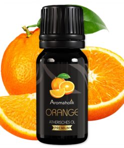 Orangenöl BIO 100% naturrein - Zertifiziertes ätherisches Öl aus Indien für Diffuser & Aroma Diffuser - 10ml für Sauna &