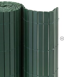 HEMERA Sichtschutzmatte PVC - grün - für Garten und Terrasse - optimaler Zaunsichtschutz - 90 x 500 cm
