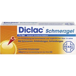 DICLAC Schmerzgel 1% für Schmermerleichterung in der Hausärzt(praxis)gebrauch mit hohem Wirkstoffgehalt und einfachem An