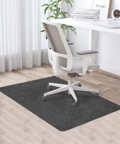 Bürostuhl Unterlage Schwarz 90x120cm Bodenschutzmatte Kratzfest für Laminat