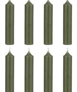 8er Pack tolle im Vintage-Stil rustikale Stabkerzen für das Landhauslook. Hoher Neidfaktor, 2,2 cm Durchmesser, 11 cm gr