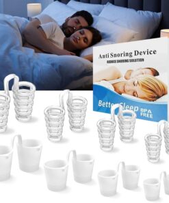 Anti Schnarch Nasenspreizer, 8 Stück Schnarchstopper, Besser Schlafen für Schnarcher (2 Stile 4 Größen) Anti Schnarch