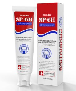 SP-6 Hydroxylapatit Probiotika Zahnaufhellung Zahncreme + 6 Probiotika-Formel für Stärkung & Schmelzschutz (1 Tube)