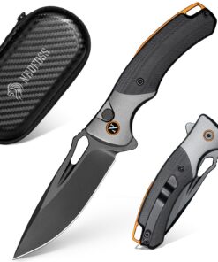 NedFoss HERON Klappmesser für Outdoor-Use mit G10 Griff und Button-Lock Funktion NedFoss HERON Klappmesser für den Allta