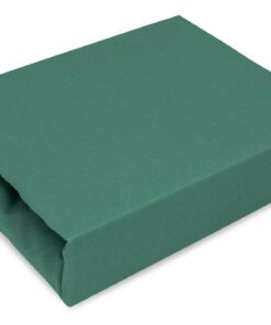 Spannbettlaken mit Neuster Technik, Jersey-Material, 22 Farben und 9 Größen (70x160, Grasgrün)