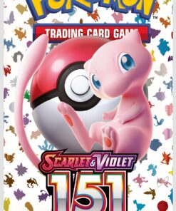 Pokémon Scarlet & Violet 151 Booster Pack + Spielzeug + Kinder + Geburtstag + Sammeln + Kartonage + 151 Karten