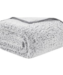 EMME Flauschige Sherpa Decke Oeko-Tex zertifieert 150x200 cm, doppelseitig extra weich & langlebig - perfekte Couch- und